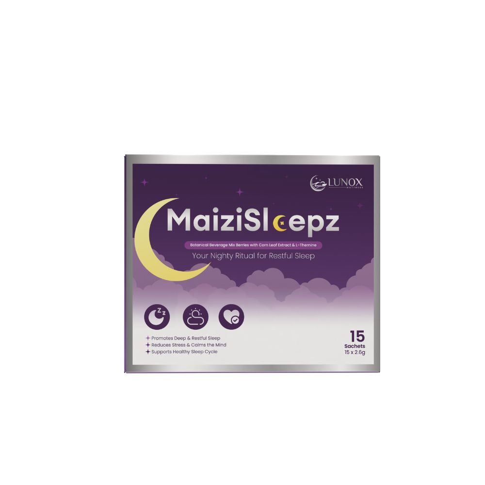 MaiziSleepz Natural Sleep Support Powder | Fall Asleep Faster, Deeper & Wake Refreshed (15 Sachets)